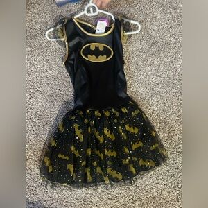 Bat Girl Hero Costume - size Lg - Black and Gold